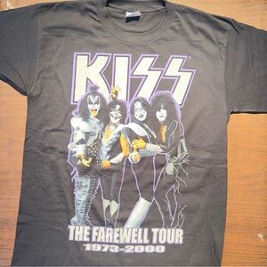 KISS Farewell Tour 1973-2000 T-Shirt. FREE guitar pick with purchase!
